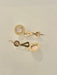 Drop Earrings In Gold And Cameos 58 Facettes 994026