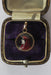 Pendant Fabiola gold enamel pendant from Limoges 58 Facettes