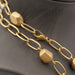 Long necklace with gold nuggets 58 Facettes E358958B