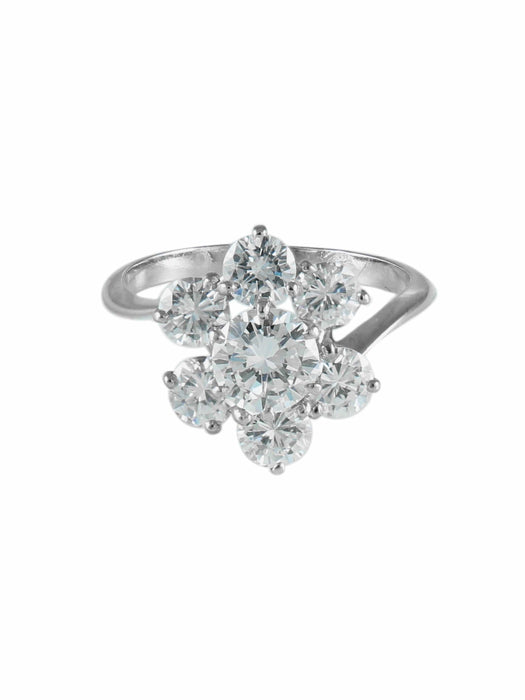 Bague Bague Marguerite Diamants 58 Facettes