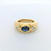 Ring Ring Bangle Yellow Gold Diamonds Sapphire 58 Facettes 27201
