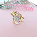 Ring Ring Pink Tourmalines Diamonds 58 Facettes AA 1573