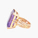 Bague 50 Bague Or jaune Pierre violette 58 Facettes