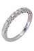 Bague 54 DEMI-ALLIANCE DIAMANTS 0.20ct 58 Facettes 074331