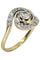 Bague BAGUE TOURBILLON ART-NOUVEAU DIAMANTS 58 Facettes 053261