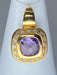 Pendentif Pendentif en or, améthyste, diamants 58 Facettes