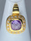 Pendentif Pendentif en or, améthyste, diamants 58 Facettes