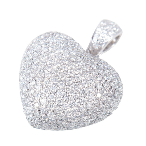 Pendentif Pendentif Coeur pavage Diamants 58 Facettes 8406