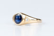 Ring Solid gold sapphire diamond ring 58 Facettes CHVEX30294-17