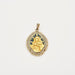 Medal of the Virgin Mary pendant in gold, diamonds and pearls, circa 1900 58 Facettes