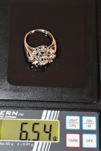 Bague Bague étoile Or Gris et Diamants 58 Facettes 526