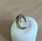 Bague Bague Or Jaune avec Pierre Bleue et Diamant 58 Facettes 20400000435