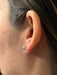Boucles d'oreilles Paire de boucles d'oreilles or et topaze bleue 58 Facettes