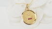 Pendentif AUGIS - Collier médaille d'amour Or jaune Diamants 58 Facettes 31912