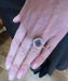 Ring Ceylon Sapphire Ring, Diamonds Rose Gold 58 Facettes BSA75