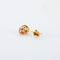 Boucles d'oreilles Boucles d'oreilles en or jaune & saphir rose 58 Facettes