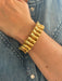 Tank Bracelet Gay Frères 18 Carat Yellow Gold 58 Facettes BS181