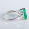 Bague 54 Bague Emeraude de Colombie Diamants 58 Facettes 324E110
