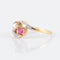 Bague 51 Bague Toi & Moi rubis perle 58 Facettes P4L15