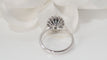 Bague 53 Bague Marguerite En Or Blanc, Saphir Et Diamants 58 Facettes 31757