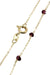 Collier COLLIER OR MODERNE ET GRENAT 58 Facettes 040921