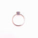 Ring Sapphire and diamond ring in white gold 58 Facettes BF/1