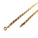 Necklace Vintage yellow gold necklace 58 Facettes