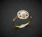 Ring 54 Rose Cut Pearl And Diamond Ring 58 Facettes 870785