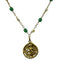 Collier Collier or jaune avec Boule Aventurine et Perle de Culture Keshi 58 Facettes 20400000812