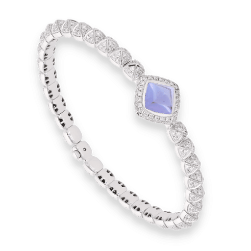 Bracelet Bracelet FRED "Pain de sucre" or gris, tanzanite & diamants 58 Facettes