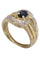 Bague 50 BAGUE MODERNE SAPHIR ET DIAMANTS 58 Facettes 077861