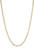 FLAT CABLE KNIT CHAIN ​​Necklace 58 Facettes 049401