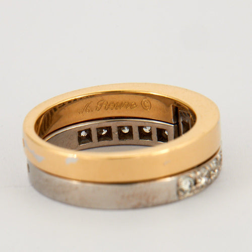 Bague 57 Alain Roure - Bague Chut... Je t'aime 58 Facettes