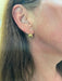Boucles d'oreilles DORMEUSES ANCIENNES GRENAT 58 Facettes 054411