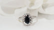 Bague 53 Bague Marguerite En Or Blanc, Saphir Et Diamants 58 Facettes 31757