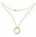 CARTIER necklace. Love collection, yellow gold and diamond necklace 58 Facettes