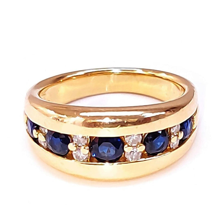 Bague 54 Bague saphirs et diamants 58 Facettes RA-473.1