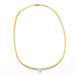 2 Gold Diamond Necklace Necklace 58 Facettes D359661LF