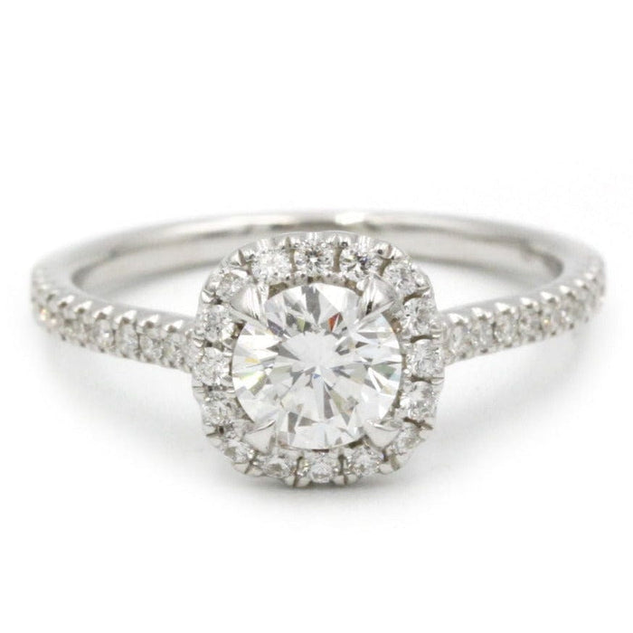 Bague Solitaire en or blanc, diamants 58 Facettes 220230R-220597R