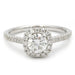 Bague Solitaire en or blanc, diamants 58 Facettes 220230R-220597R