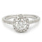 Bague Solitaire en or blanc, diamants 58 Facettes 220230R-220597R