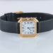 Cartier watch - leather and gold watch 58 Facettes