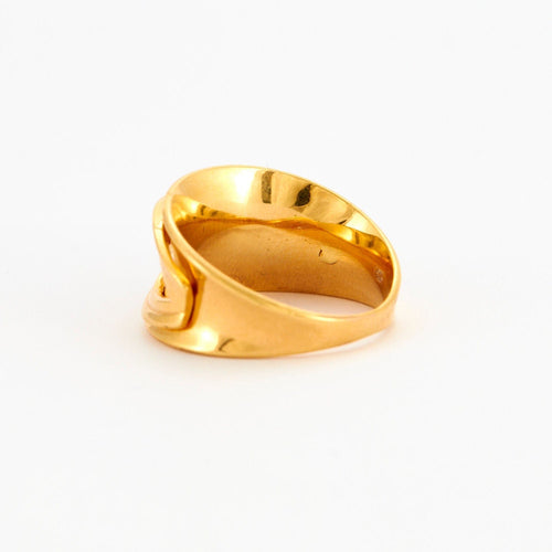 Bague 57 Bague Or jaune 58 Facettes