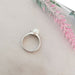 Ring Ring White Cultured Pearl Diamonds White Gold 58 Facettes AA 1500