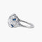 Bague 53 Bague ancienne en or blanc et diamants 58 Facettes P6L11