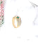 Bague Bague en or jaune, émeraude, diamants 58 Facettes AA 1553