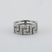Bague 55 Bague anneau motif grec Diamants 58 Facettes