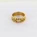 Ring 61 Mixed ring in yellow gold and diamond 58 Facettes