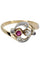 Bague BAGUE RUBIS PERLE ET DIAMANTS ART NOUVEAU 58 Facettes 048591