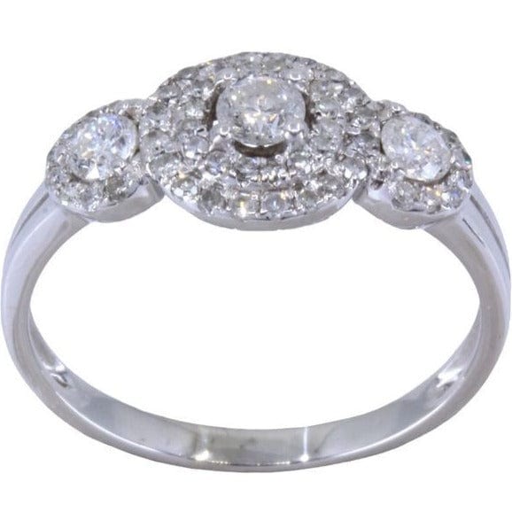 Bague 58 Bague moderne diamants 58 Facettes 061491